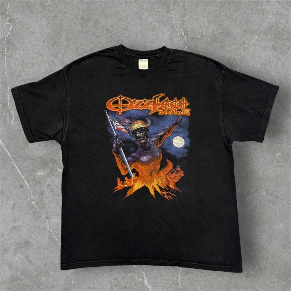 Vintage Ozzfest T-Shirt 2003 Mens XL Ozzy Korn Marilyn Manson Disturbed Y2K - XL
